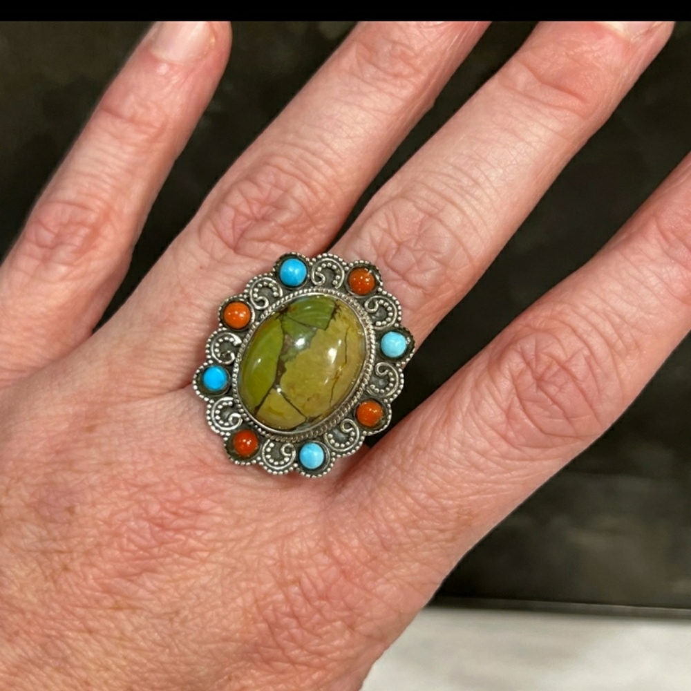 Vintage Native American Navajo ring.